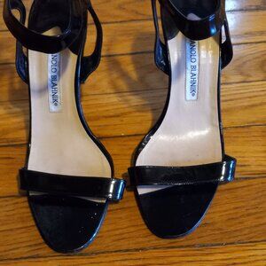 Manolo Blahnik Patent Leather Stilletos